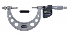 Mitutoyo 324-253-32 Series 324 Interchangeable Ball Anvil-Spindle Gear Tooth Micrometer, 50 to 75 mm