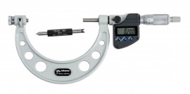 Mitutoyo 326-254-32 Series 326 Interchangeable Anvil-Spindle Screw-Thread Digital Micrometer, 75 to 100 mm