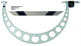 Mitutoyo 340-522 Series 340 Digimatic Outside Micrometer with Interchangeable Anvils, 500 to 600 mm, Metric