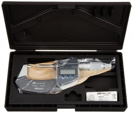 Mitutoyo 342-261-32 Point Micrometer with SPC, 30°, 0 to 25 mm