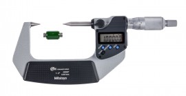 Mitutoyo 342-362-32 Point Micrometer with SPC, 30°, 1 to 2"/ 25.4 to 50.8 mm