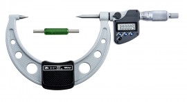 Mitutoyo 342-364-32 Point Micrometer with SPC, 30°, 3 to 4"/ 76.2 to 101.6 mm