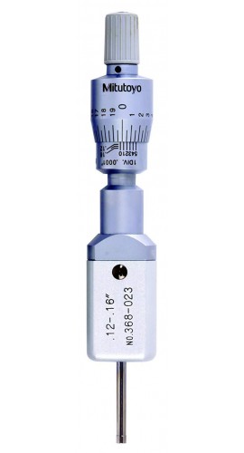 Mitutoyo 368-023 Holtest Vernier Inside Micrometer, 2-Point, .12-.16in, Inch