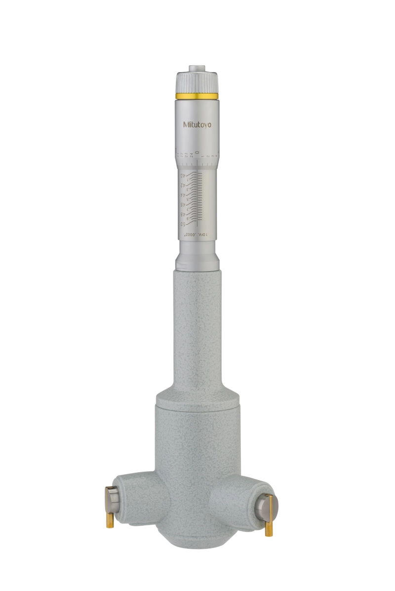 Mitutoyo 368-274 Series 368 Holtest 3-Point/2-Point Internal Micrometer, 4 to 5″