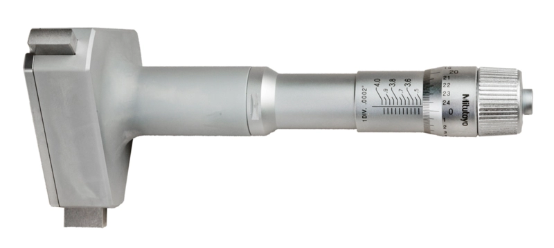 Mitutoyo 368-873 Holtest Inside Micrometer, type II, 3.5 to 4″
