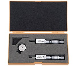 Mitutoyo 368-906 Holtest Micrometer Set, 2-point, 2 to 3 mm