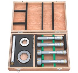 Mitutoyo 368-913 Holtest Micrometer Set, 3-point, 20 to 50 mm