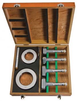 Mitutoyo 368-914 Holtest Micrometer Set, 3-point, 50-100mm