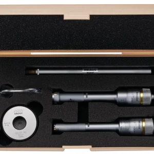 Mitutoyo 368-917 Holtest Micrometer Set, 3-point, 0.5 to 0.8″