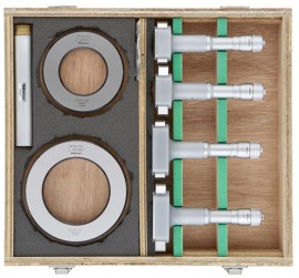 Mitutoyo 368-919 Series 368 Mechanical Holtest Three-Point Internal Micrometer Kit, 2 to 4", inch