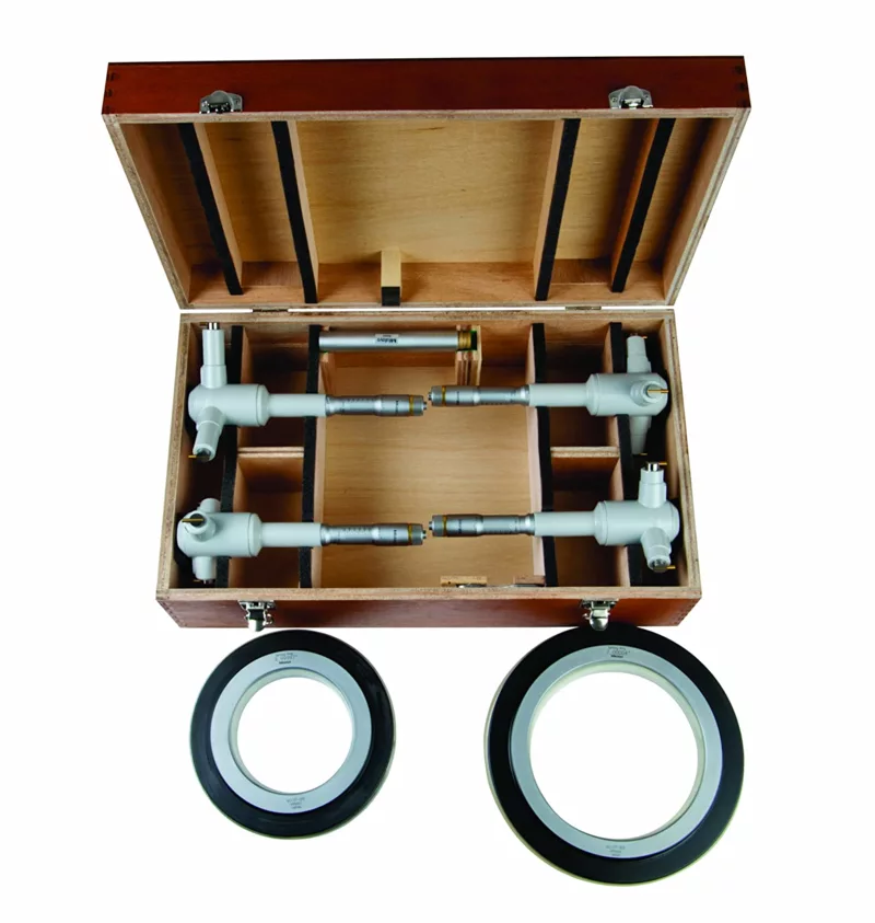 Mitutoyo 368-920 Holtest Micrometer Set, 3-point, 4 to 8″
