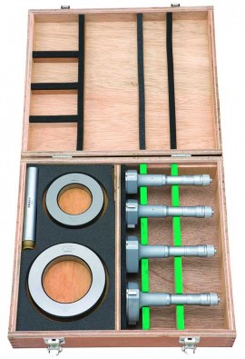 Mitutoyo 368-993 Holtest Type II Vernier Inside Micrometer Set, 50 to 100 mm