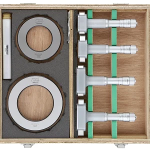 Mitutoyo 368-997 Holtest Type II Internal Micrometer Set, 2 to 4 in