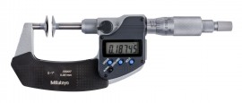 Mitutoyo 369-350-32 Series 369 Digimatic Disk Micrometer with Non-Rotating Spindle, 0 to 1"