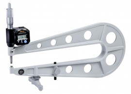 Mitutoyo 389-714 Series 389 Sheet Metal Digital Micrometer, 13" Throat