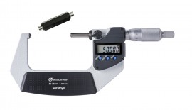 Mitutoyo 395-273-32 Series 395 Digimatic Spherical Face Micrometer, 50 to 75 mm