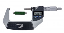 Mitutoyo 395-353-32 Series 395 Spherical Face Digital Micrometer, 2 to 3"