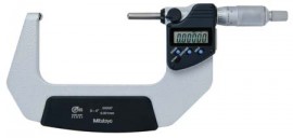 Mitutoyo 395-374-32 Series 395 Spherical Face Digital Micrometer, 3 to 4"