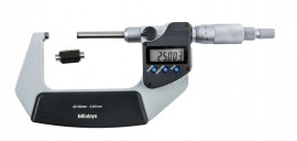 Mitutoyo 406-251-32 Series 406 Digimatic Outside Micrometer with Non-Rotating Spindle, 25 to 50 mm