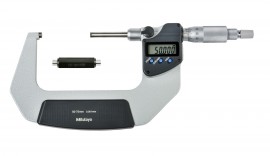 Mitutoyo 406-252-32 Series 406 Digimatic Outside Micrometer with Non-Rotating Spindle, 50 to 75 mm