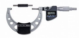Mitutoyo 406-253-32 Series 406 Digimatic Outside Micrometer with Non-Rotating Spindle, 75 to 100 mm