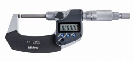 Mitutoyo 406-350-32 Series 406 Digimatic Outside Micrometer with Non-Rotating Spindle, 0 to 1"