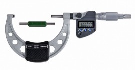 Mitutoyo 406-353-32 Series 406 Digimatic Outside Micrometer with Non-Rotating Spindle, 3 to 4"
