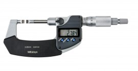 Mitutoyo 422-271-32 Series 422 Non-Rotating Spindle Digital Blade Micrometer, 0 to 25 mm