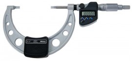 Mitutoyo 422-333-32 Series 422 Non-Rotating Spindle Digital Blade Micrometer, 3 to 4"