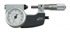 Mitutoyo 510-131 Indicating Micrometer, 0 to 1 in (0 to 25.4 mm)