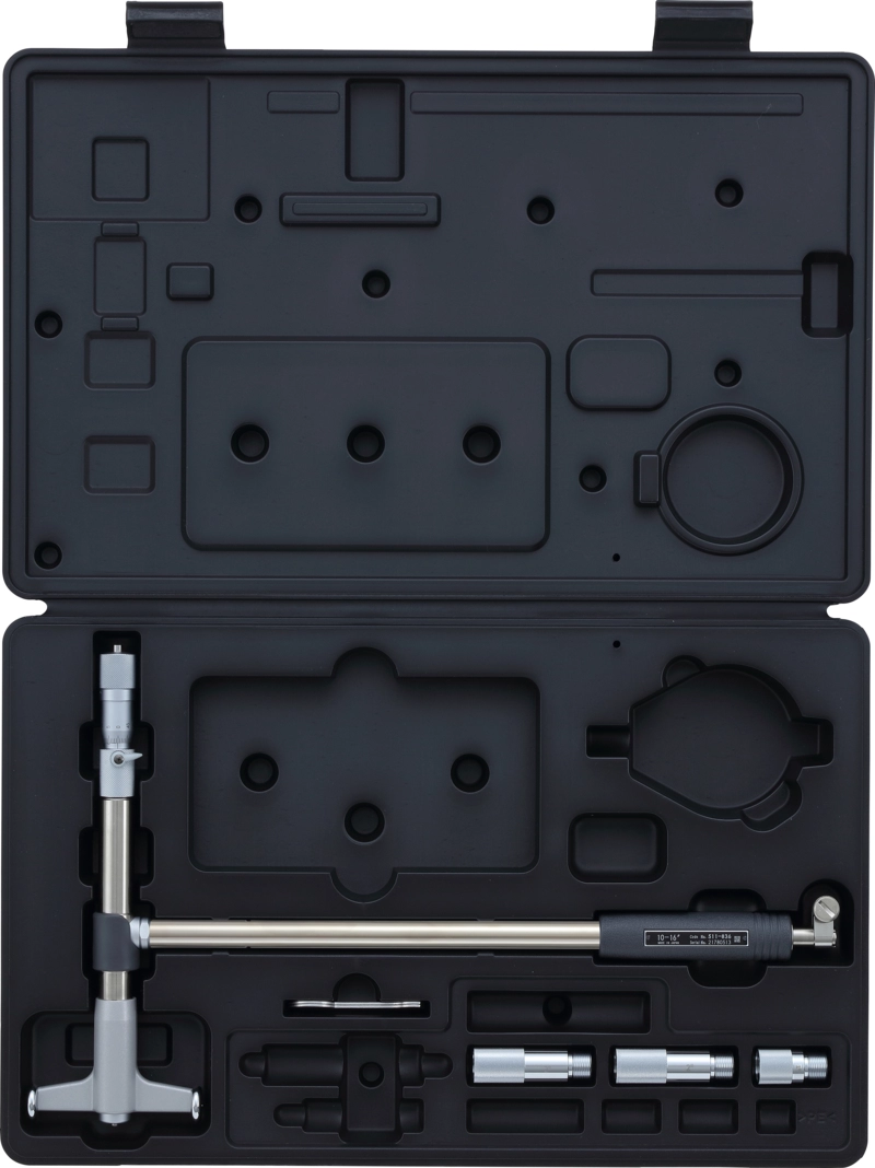 Mitutoyo 511-836 micrometer head bore gauge, 10 to 16″