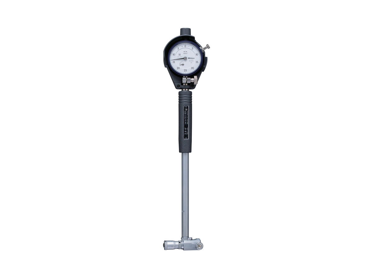 Mitutoyo 511-843-20 micrometer head bore gauge, 2.4 to 4.0″, .0005″