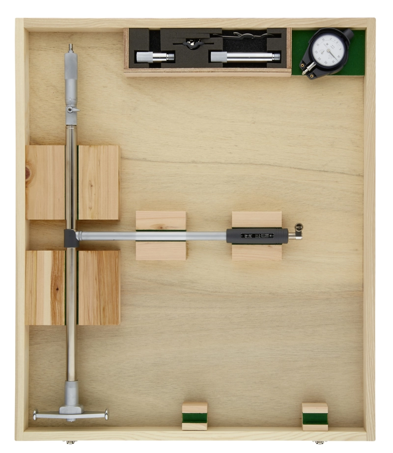 Mitutoyo 511-848-20 micrometer head bore gauge, 24 to 32″, .0005″