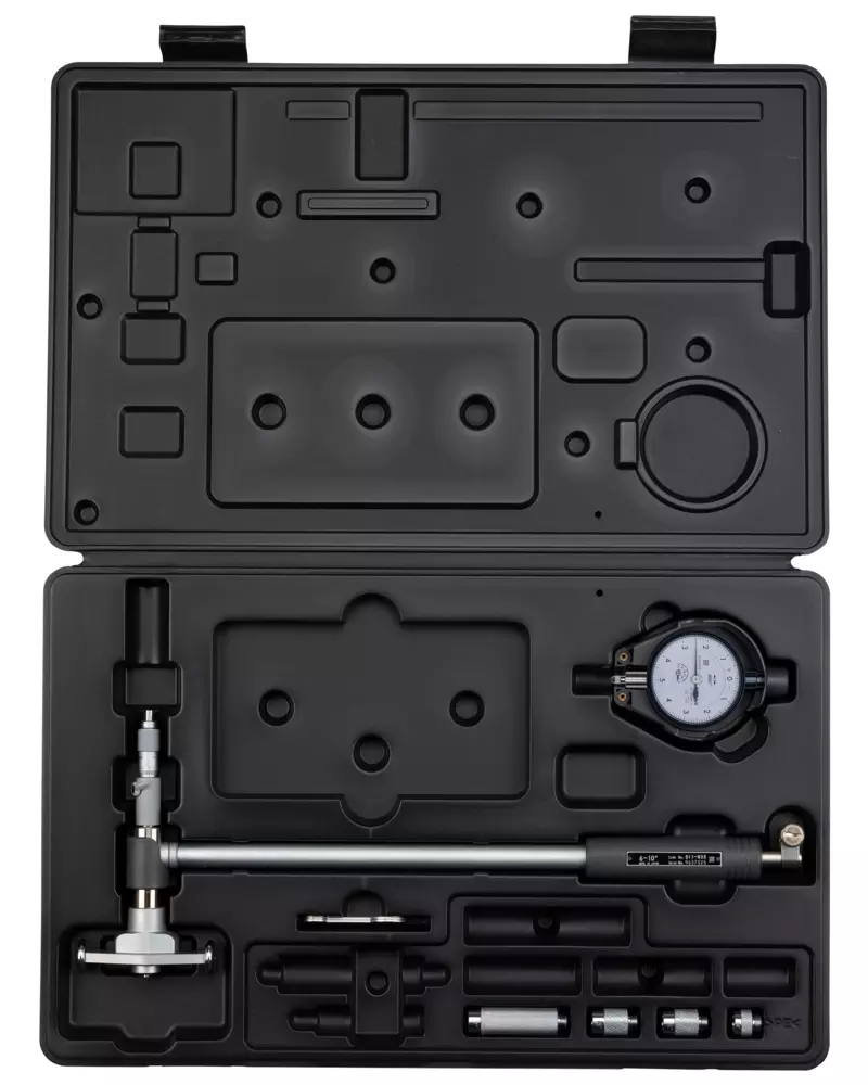 Mitutoyo 511-855-20 micrometer head bore gauge, 6 to 10″, .0001″