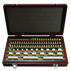 Mitutoyo 516-301-26 Imperial Gauge Block Rectangular Ceramic Set, 81 pieces, grade 00