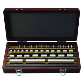 Mitutoyo 516-340-26 Metric Gauge Block Rectangular Ceramic Set, 112 pieces, grade AS-2