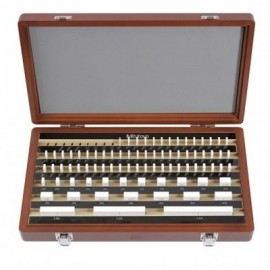 Mitutoyo 516-360-26 Metric Gauge Block Rectangular Ceramic Set, 47 pieces, grade AS-2