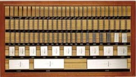 Mitutoyo 516-417-26 Imperial Gauge Block Square Steel Set, 28 pieces, grade 00