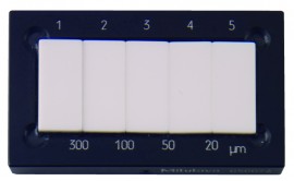 Mitutoyo 516-498 Step Master Ceramic Calibration Master Gauge, 10, 5, 2, 1 µm
