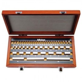 Mitutoyo 516-533-56 Metric Gauge Block Rectangular Steel Set, 103 pieces, grade K
