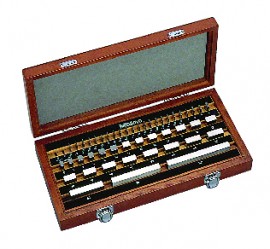 Mitutoyo 516-964-10 Metric Steel Gauge Block Set, 47 pieces, grade 2