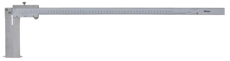 Mitutoyo 536-149 Metric Vernier Point Jaw Inside Caliper, 70 to 600 mm