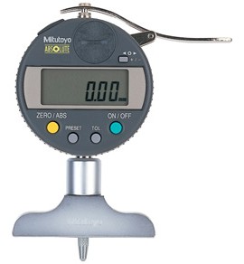 Mitutoyo 547-211A Series 547 ABSOLUTE Digimatic Depth Gauge, 0 to 200 mm, Metric