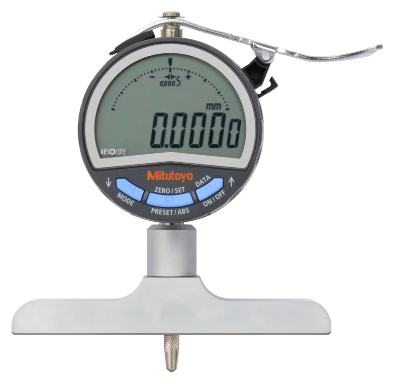 Mitutoyo 547-252A Series 547 ABSOLUTE Digimatic Depth Gauge, 0 to 200 mm, 0.001 mm resolution