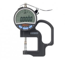 Mitutoyo 547-316A Thickness Gauge with Groove Thickness Blade Anvil