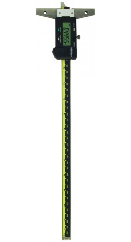 Mitutoyo 571-213-30 Absolute Digimatic Depth Gauge, 0 to 12" (0 to 300 mm), SPC output