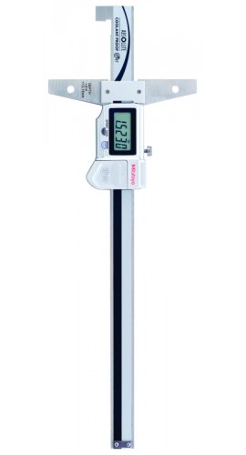 Mitutoyo 571-264-20 Absolute Digimatic Depth Gauge, Series 571, hook end, 0 to 6 in