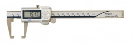 Mitutoyo 573-651-20 Digital ABS Neck Caliper, 0 to 150 mm, thumb roller