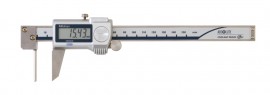 Mitutoyo 573-661-20 Digital ABS Tube Thickness Caliper, 0 to 150 mm, thumb roller