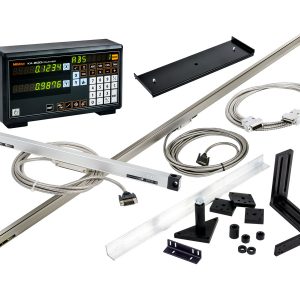 Mitutoyo 64PKA056A Lathe Package with digital readout, 2-axis travels, 60 x 14″